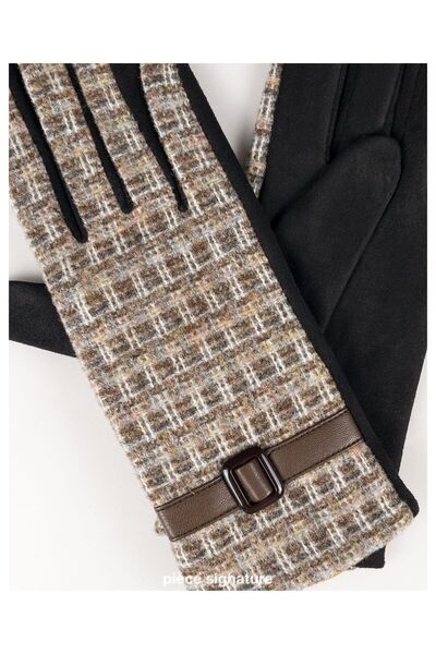 PIECE SIGNATURE Kadınlar İçin Lüx Dokunmatik Eldiven ( %95 Polyester %5 Spand...