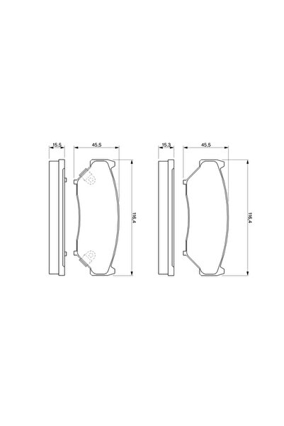 Bosch Set Placute Frana Frana Disc Suzuki Jimny Autoturism De Teren, Inchis/V...