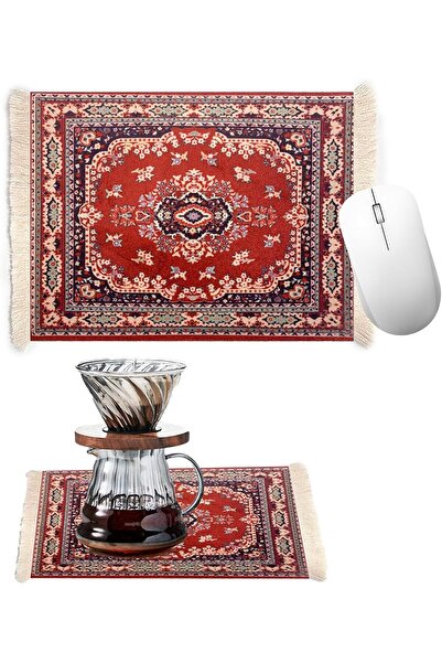 Other لوحة ماوس كمبيوتر بتصميم فارسي - سايكيفو (أحمر داكن، النمط ١)