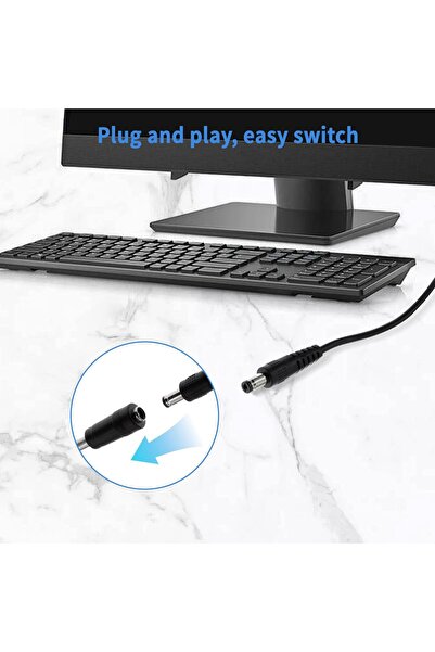 Generic 5V USB Charging Cable Universal Power Cord for Gaming, Speakers, LED Light Strips, Router with 10 Connectors