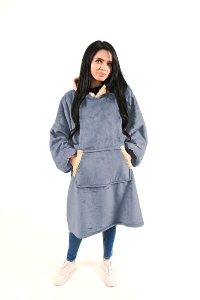 SNOOZYL جاكيت بلوفر فرو شتوي فري سايز بيمنحك الدفئ والاناقة