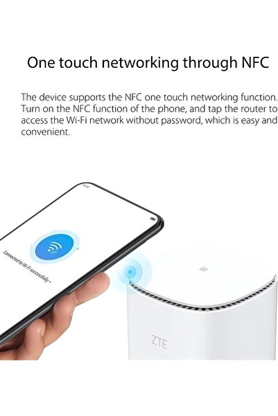 ZTE جهاز توجيه منزلي 5G MC888 Pro، ثنائي النطاق، سرعة تصل إلى 5.4 جيجابت في الثانية