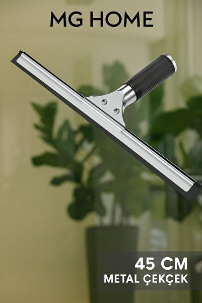 MG HOME 45 CM KALİTELİ UÇ Metal Cam Çekçek Camsil 45 Cm Cam Temizleme Metal Ç...