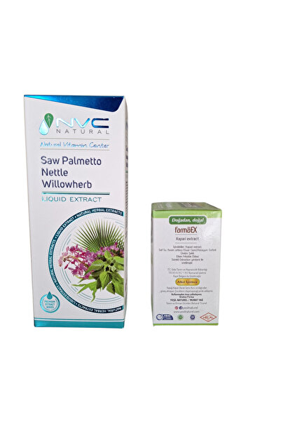 NVC Natural Cüce Palmiye & Isırgan & Yakı Otu Ekstrat 250 ml + Kapari Ekstrat...