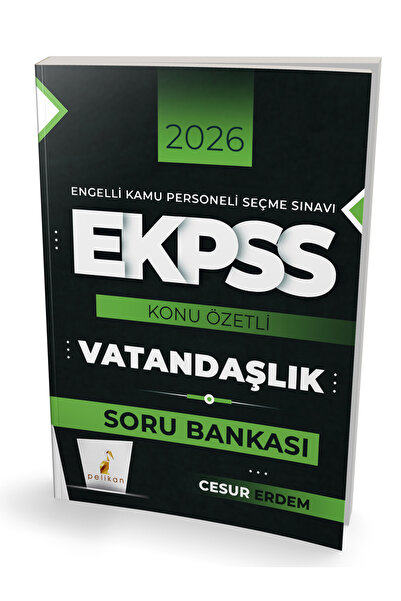 Genel Markalar Pelikan Yayınları 2026 E KPSS Vatandaşlık Konu Özetli Soru Ban...