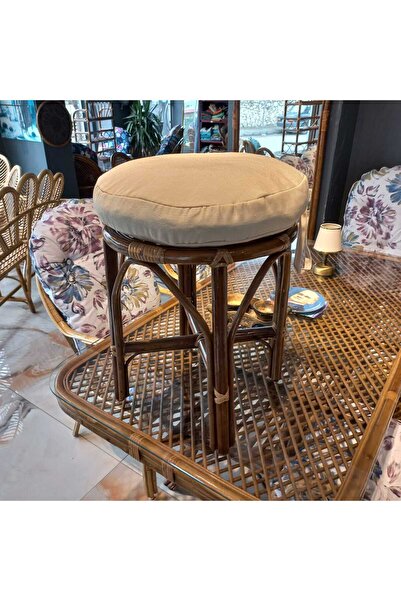 SANCAKTAR BAMBU Bambu Yuvarlak Tabure