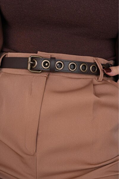 Desre Moda Makara Toka Bird-Eye Women's Belt Trouser Belt Jeans Belt Coat Belt