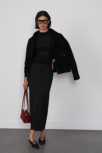 Beyyoglu Transparan Balıkçı Yaka Bluz