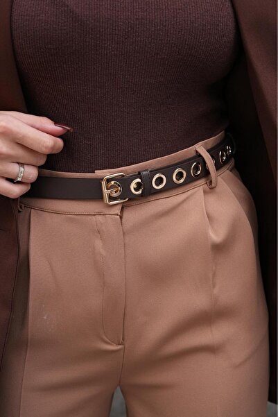 Desre Moda Makara Toka Bird-Eye Women's Belt Trouser Belt Jeans Belt Coat Belt