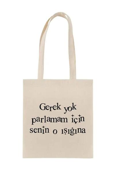 Namgo Baskılı Bez Çanta - Manifest Zehir