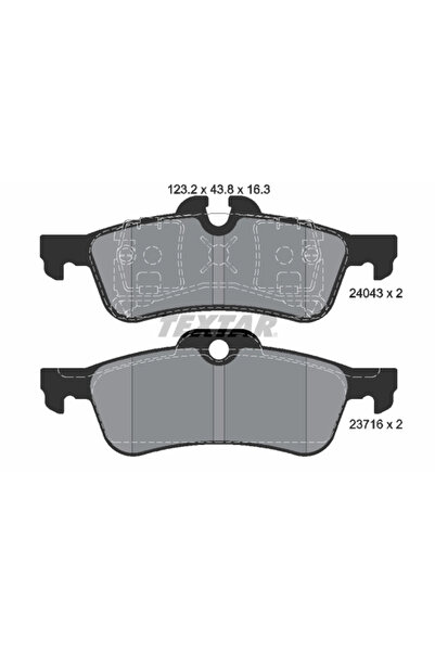 Krieger Set Placute Frana Frana Disc Mini Mini