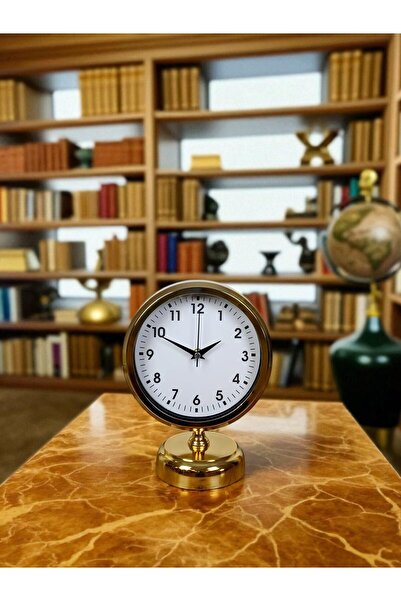 ZENTİME Elegance Gold 25x20 Gold Metal Masa Saati