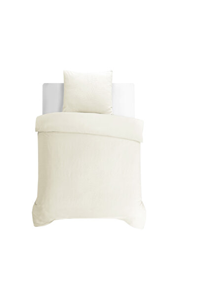 Sleeptime Duvet cover set, 3D embossed microfiber, Cream, 140x200 cm, Origin Netherlands