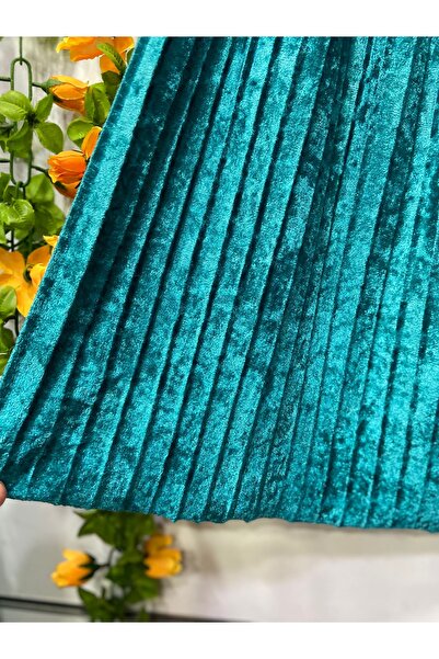 edu collection Velvet Midi Skirt with Lining