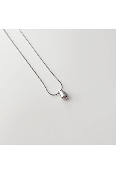Boise Atelier Chicagos Grey Steel Necklace | Çelik Kolye