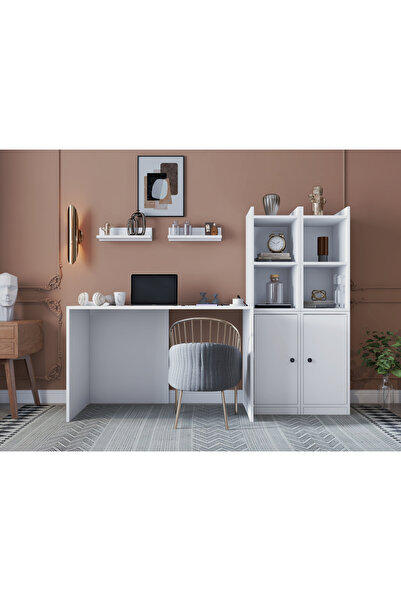 nettrends.net the new trend of shopping Modüler oyuncu masası kitaplıklı kapa...