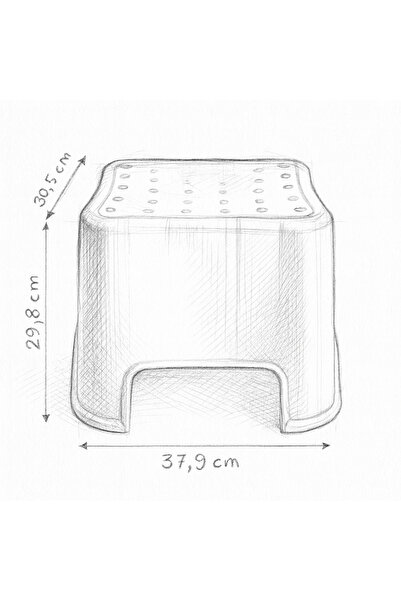 Funny Life Kaydırmaz Tabanlı 200 kg Taşıma Kapasiteli - Ultra Dayanıklı Banyo Taburesi