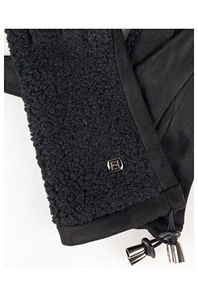 PIECE SIGNATURE قفازات فاخرة للنساء (95% بوليستر 5% سباندكس)