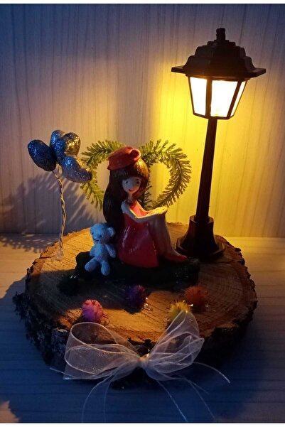 Decorium Kız Arkadaşa Doğum Günü Hediyesi Sevgiliye Hediye Masal Bahçesi Temalı Işıklı Kütük Teraryum