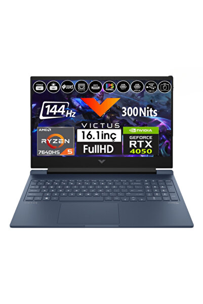 HP Victus AMD Ryzen 5 7640HS 48GB DDR5 512GB SSD RTX 4050 (6GB) 144Hz IPS Fre...