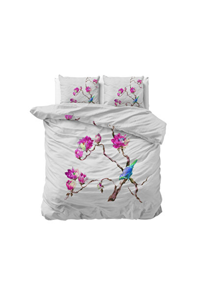 Sleeptime Duvet cover set, Microfiber, Magnolia, White, 200 x 200 cm, Origin Netherlands