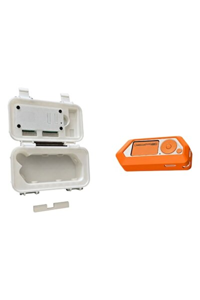 UnderShop HardCase Transport v12 Full Case Set with Flipper Zero Orange Silicone Case and Board Case