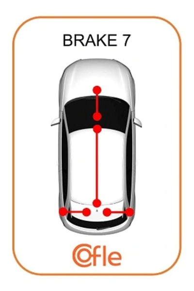 Cofle Right Parking Brake Cable Ford Transit Platform / Chassis