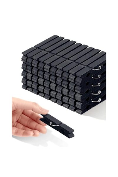 Generic Colored Clothespins, Colorful Clothes Pins Wooden Clips Rainbow Colors 50 Pack Decorative Crafts Pe