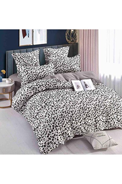 OEM Lenjerie de Pat 1 Persoană, Țesătură tip Finet, 4 piese