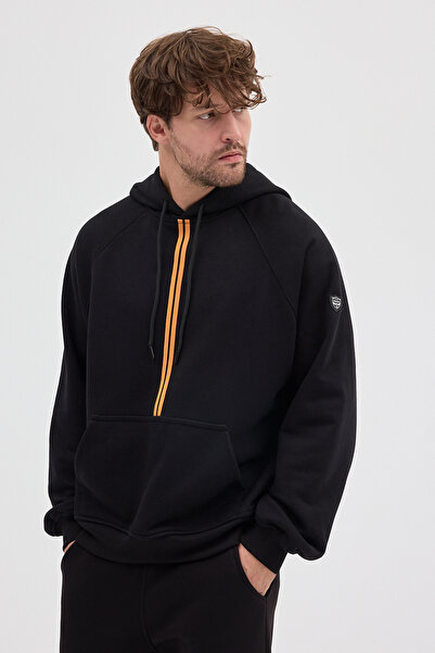 Hoodraze Φούτερ Unisex Casual Loose Fit «Flare» με κουκούλα