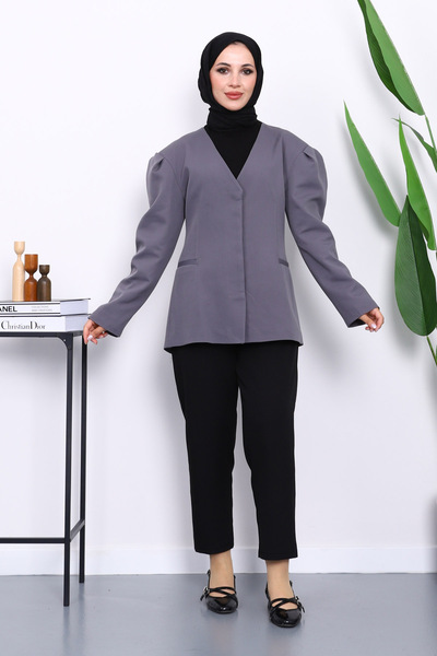 İmajButik Куртка з футерованою підкладкою та ґудзиками