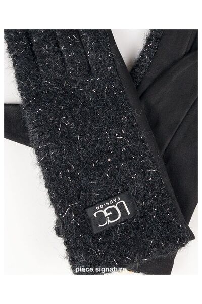 PIECE SIGNATURE قفازات فاخرة للنساء (95% بوليستر 5% سباندكس)