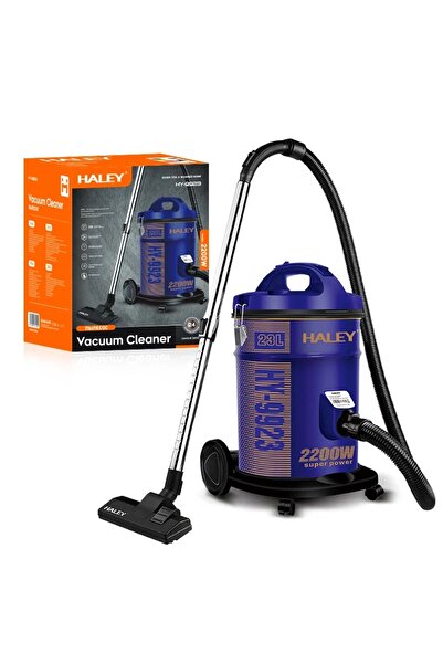 HALEY Επαγγελματική ηλεκτρική σκούπα χωρίς σακούλα Premium - 2200W, χωρητικότητα δεξαμενής 23L, λειτουργία χωρίς υγρασία, μωβ, 9923