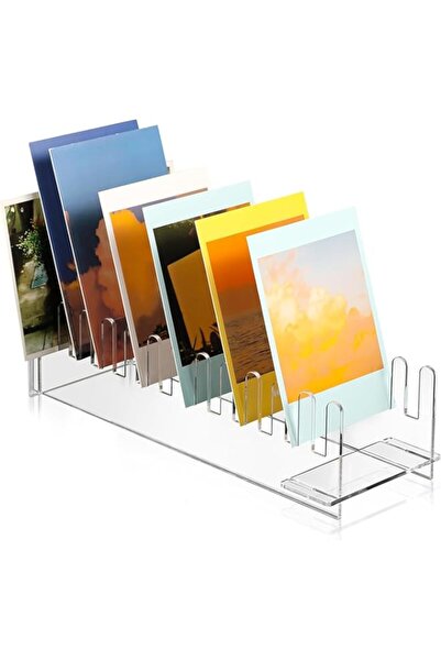 Generic 12-Tier Acrylic Greeting Card Display Stand - Portable Card Display R...