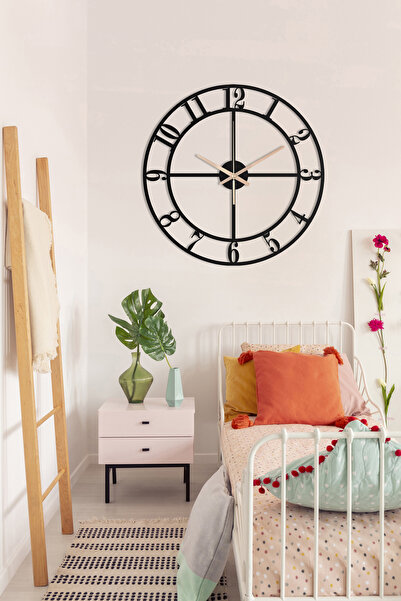 BFC HOME DEKOR Metal Duvar Saati, Modern Duvar Dekoru