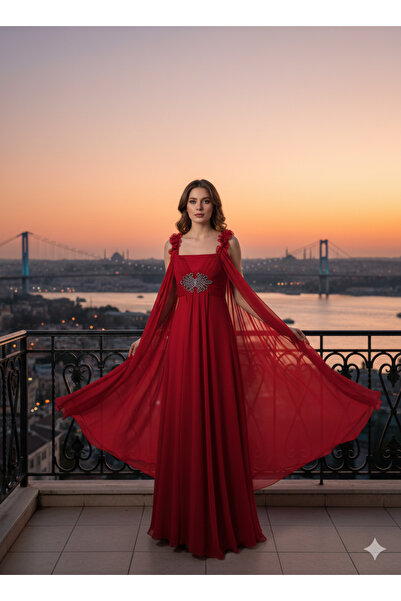 Katre CHIFFON EVENING DRESS