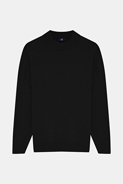 W Collection Black Crew Neck Long Sleeve Sweater