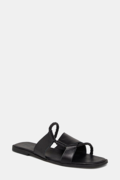 W Collection Leather Slippers