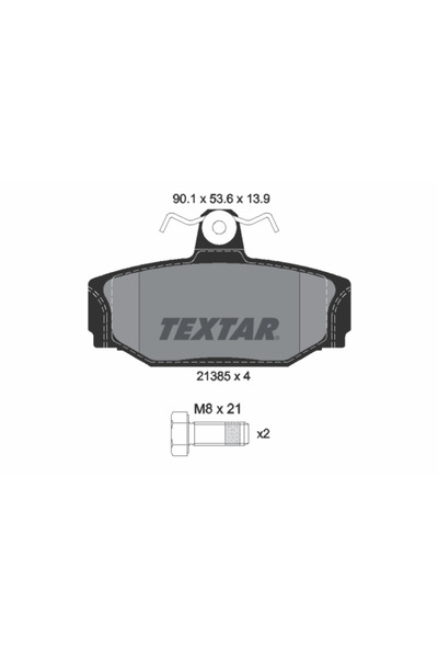 TEXTAR Set Placute Frana Frana Disc Volvo 740/760/940 1981-2002