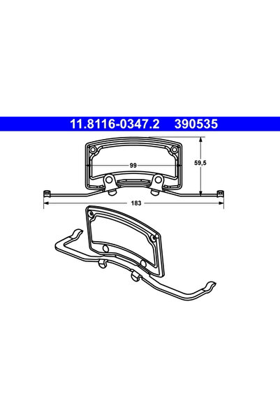 Ate Arc Etrier Frana Audi A6 C6/A8 D3 Vw Phaeton 2002-2016