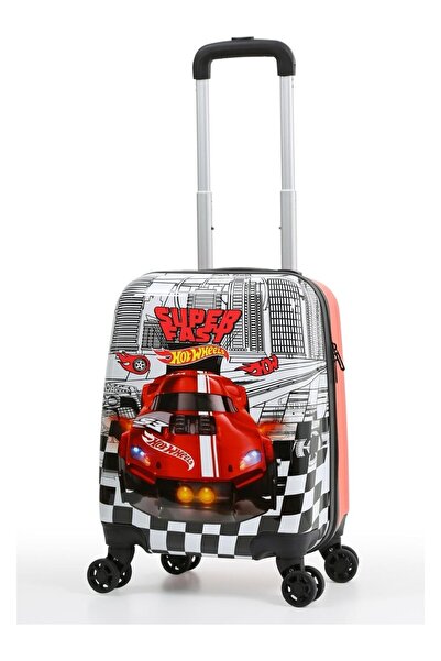 BENOX Hotwheels Lisanslı Çocuk Valizi | Darbeye Dayanıklı