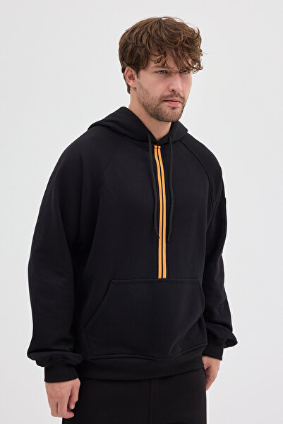 Hoodraze Φούτερ Unisex Casual Loose Fit «Flare» με κουκούλα