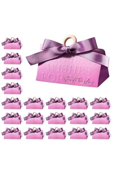 Generic Tazweeq 20 Pcs Party Favor Boxes, Valentines Day Gift Bags For Presents, Small Thank You Box For Pa