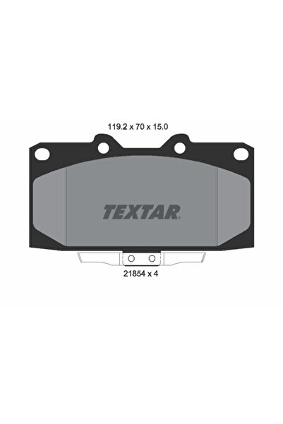 TEXTAR Set Placute Frana Frana Disc Nissan 200SX Cupe/300ZX/Skyline Subaru Im...