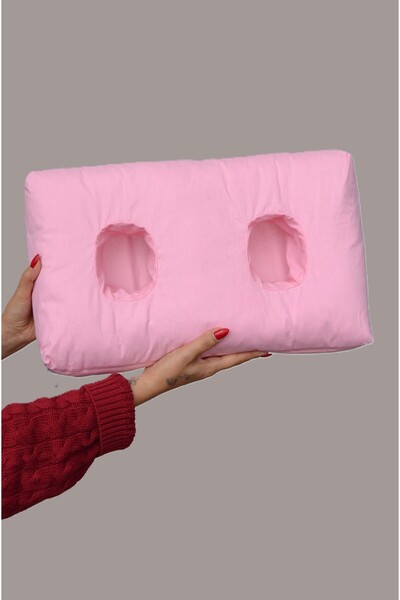 moonzy - minimalist & cozy İki Delikli Piercing Yastığı – Konforlu, Pamuklu, Ağrıyan Kulak İçin Yastık