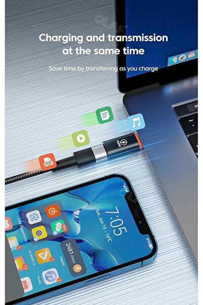 Generic USB-C to Lightning Adapter - Fast Charge 27W Female PD, Compatible with iPhone 14/13/12/11/Pro Max/X