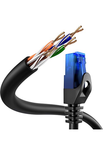 KABELDIREKT Cat6 Ethernet Cable RJ45 - 15m, Blue