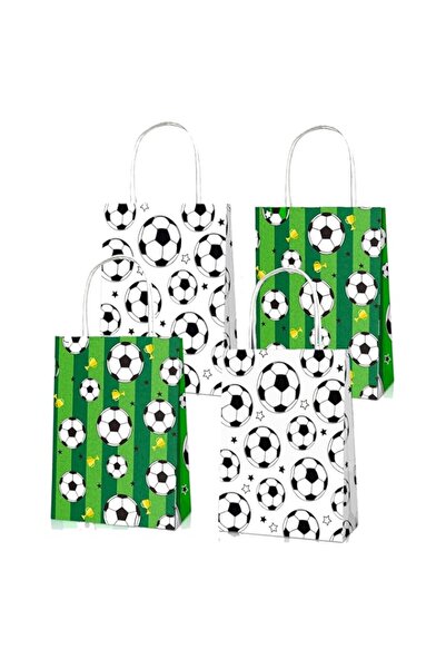 Generic Brand 12 Pcs Soccer Party Candy Bags, Paper Gift Bags for Teen Boys B...