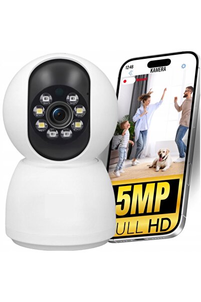Other KAMERA IP 5MP ZOOM WEWNĘTRZNA OBROTOWA WIFI ALARM DETEKCJA FHD SMART