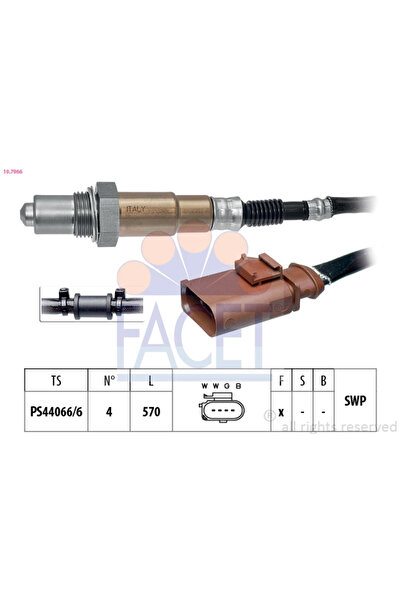 FACET Sonda Lambda Seat Altea/Cordoba/Ibiza 3 Skoda Fabia 1/Fabia 2/Fabia 3